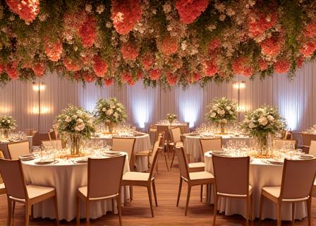 イベント会場の美しい装飾