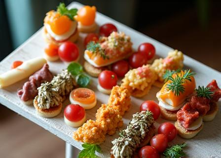 ホームパーティーでのフィンガーフード